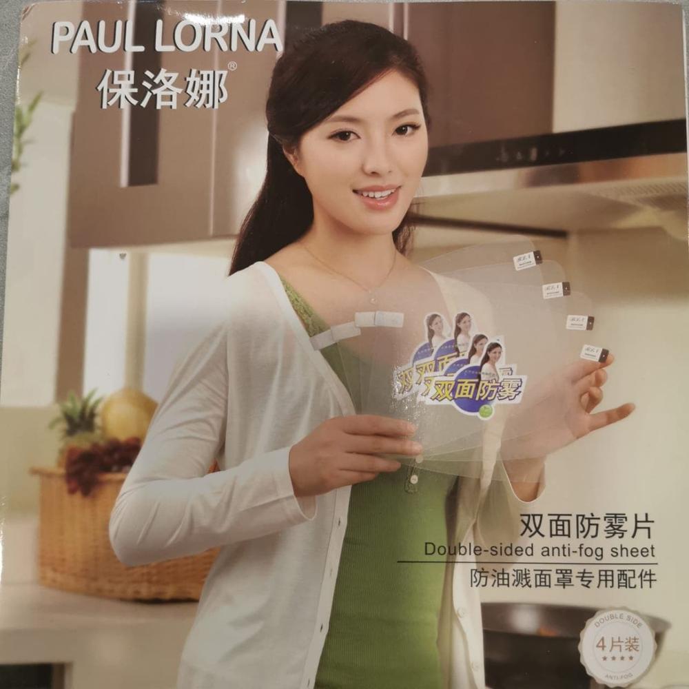 PAUL LORNA MIKA FACE SHIELD NAGITA ISI ULANG ISI 4 LEMBAR