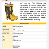 Gambar Sepatu Pemadam Kebakaran JJXF RJX25A – Firefighter Safety Boots Standar Eropa EN15090 / Sepatu Damkar LHU - 43 dari gudangsafetycom Kota Administrasi Jakarta Barat 4 Tokopedia