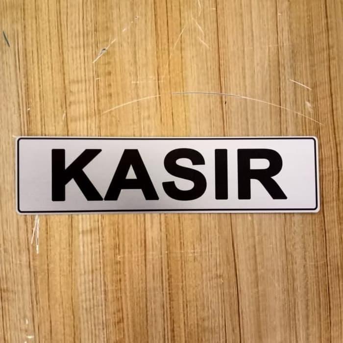 Jual SIGN LABEL KASIR UK 4X18Cm ADA STICKER NYA - Jakarta Barat ...