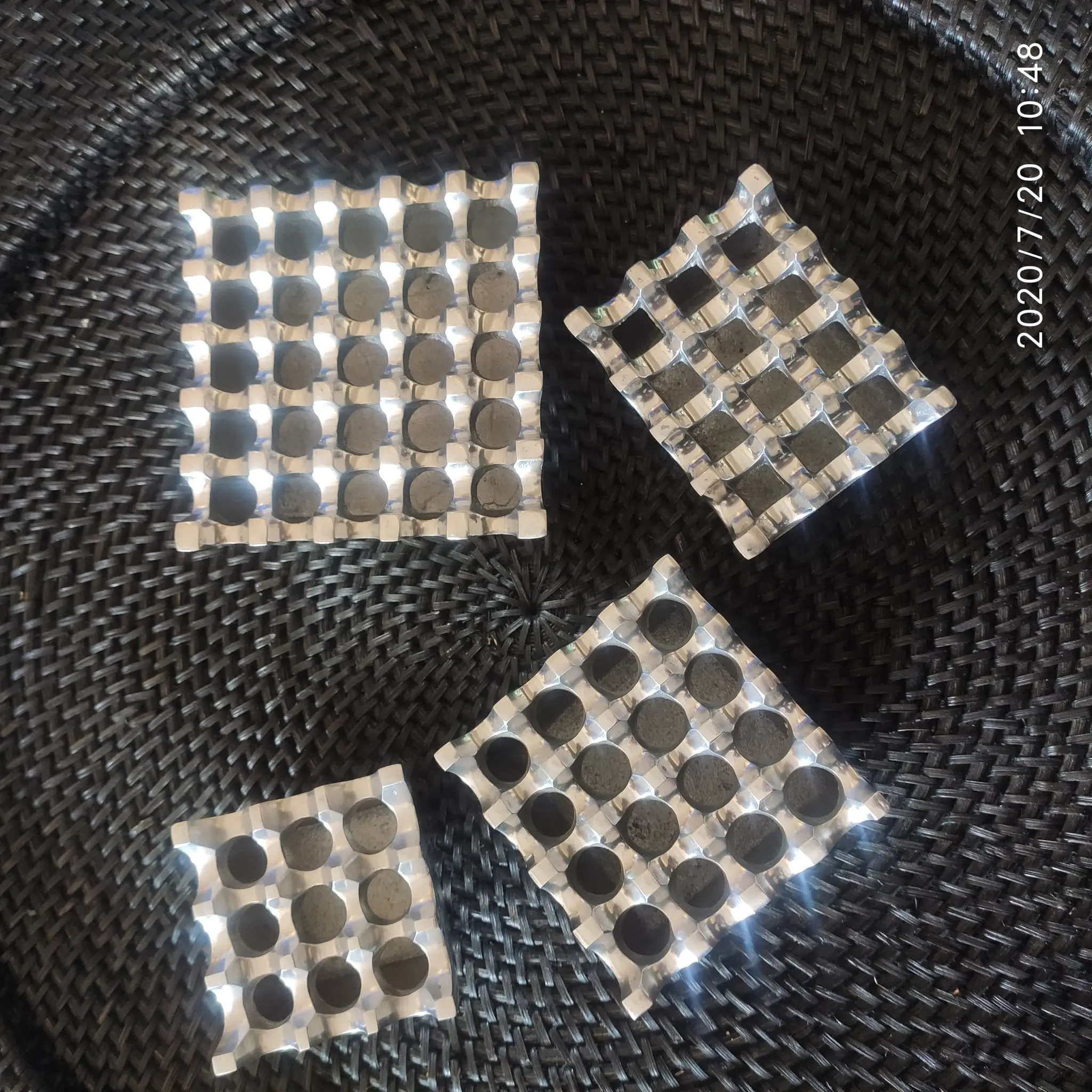 asbak aluminium/aluminium ashtray/asbak hotel elegan export quality 9