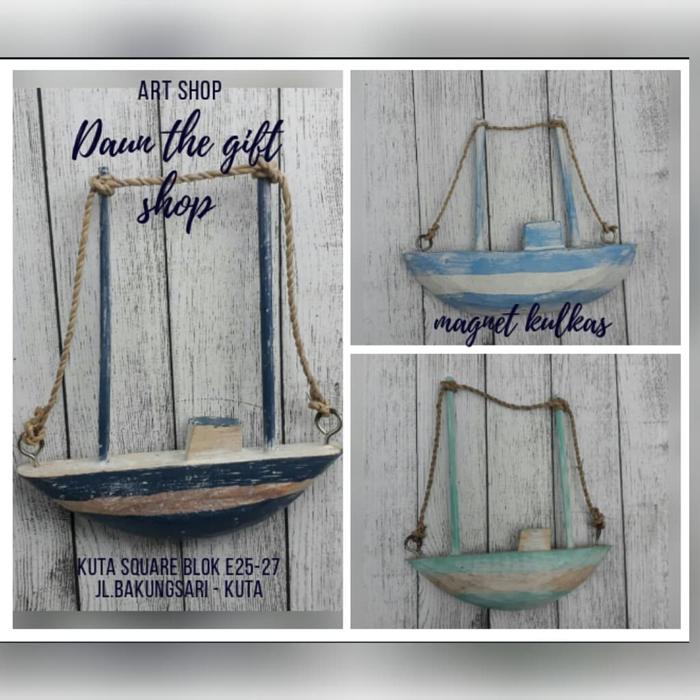 Gambar MAGNET PERAHU TALI STICK MAGNET KULKAS TEMPELAN KULKAS ( 03-328 ) dari Daun The Gift Shop Kab. Badung Tokopedia
