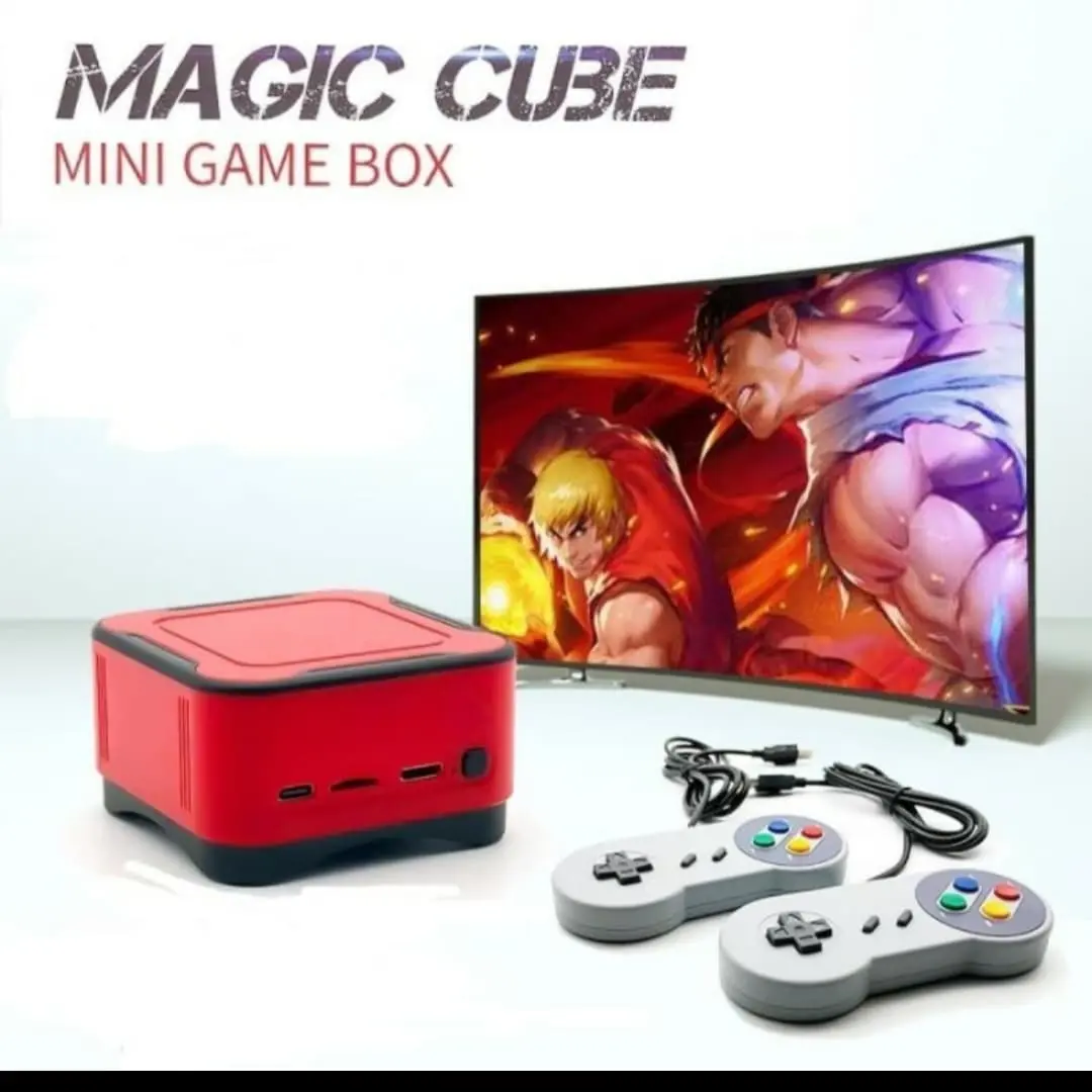 Mini Game Box Magic Cube Game Console + Media Player