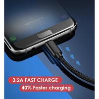 Gambar iKawai Braided Nylon Kabel Data Fast charging microusb typeC IKKNC100B - MicroUSB, 30cm dari Ikawai Official Store Jakarta Pusat 3 Tokopedia
