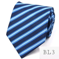 Gambar Dasi Garis Garis - Belang - Dasi Kantor Kerja Pria - Dasi Biru Pink - dari ajinomoto2 Kab. Kudus 2 Tokopedia