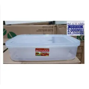 Food Box 2000ml Plastik / Kotak Makan 2L / Tempat Donat / Container