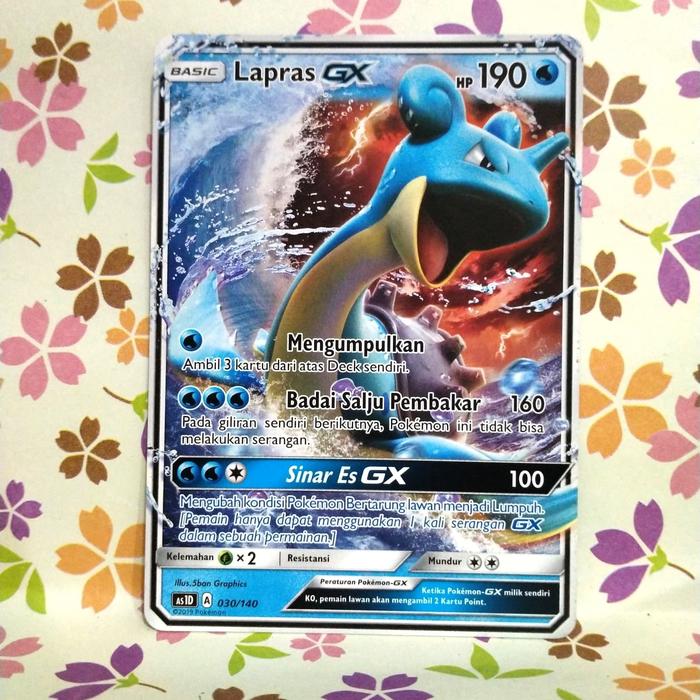 lapras gx pokemon card Lapras GX - 35/149 - Sun & Moon main image 1