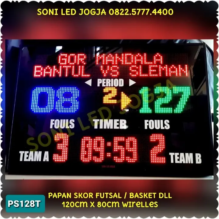 scoring futsal wirelles papan skor basket led score digital papanskor