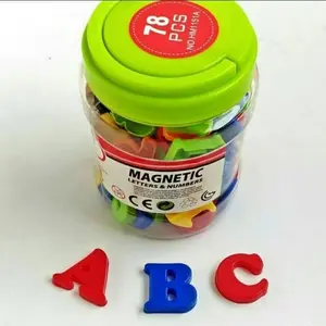 Mainan Anak - Magnetic Letters Numbers Huruf Angka Magnet Isi 78 Pcs