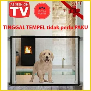 Pintu Jaring Penghalang Pagar Kandang pitu pembatas Kucing Anjing