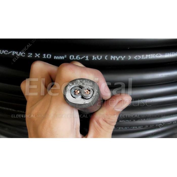 Gambar Kabel Listrik NYY 2x10mm2 SUTRADO (2x10mm 2x10 mm mm2) dari Electrical Warehouse branch Kota Bogor Tokopedia