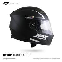 Gambar Helm JPX Full Face Storm X818 Solid - Pearl White, XXL dari JPX HELMET Kab. Tangerang 3 Tokopedia