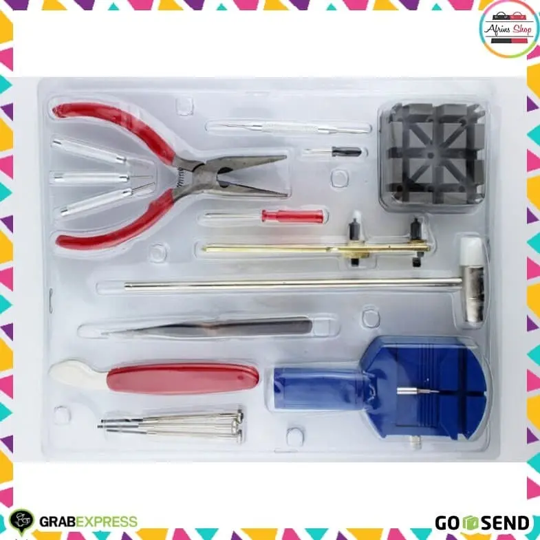 Alat Reparasi Servis Jam Tangan Set 16PCS / bukan jackly watch 1