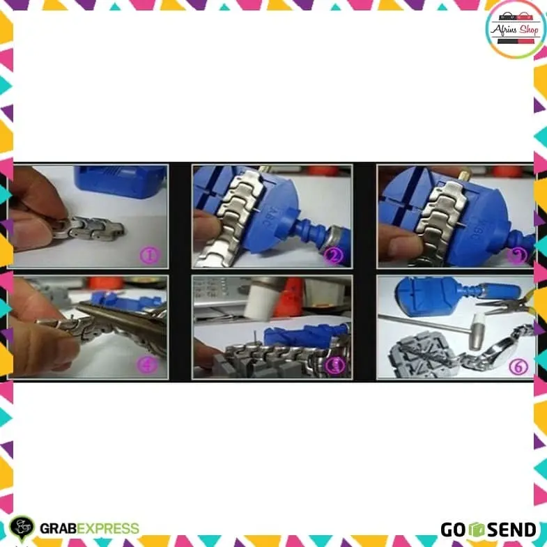 Alat Reparasi Servis Jam Tangan Set 16PCS / bukan jackly watch 3