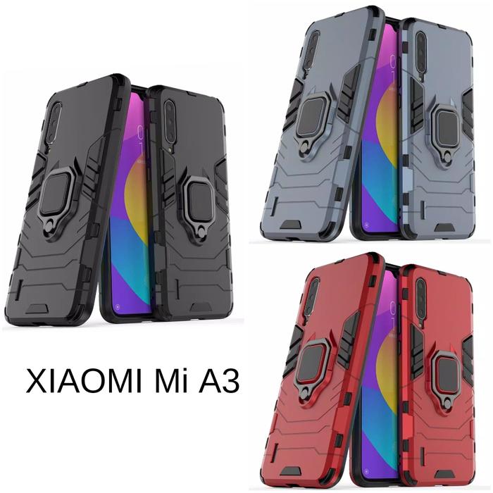 Gambar Casing Softcase Robot Xiaomi Mi A3 Hardcase Hybrid - Hitam dari hanamigadget Kota Administrasi Jakarta Selatan Tokopedia