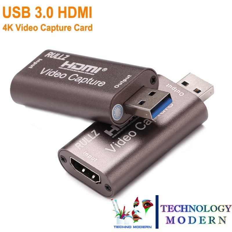 4K USB 3.0 Audio Video Capture Card HDMI To USB 3.0 Stream & Recording