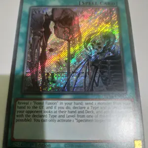 Yugioh specimen inspection