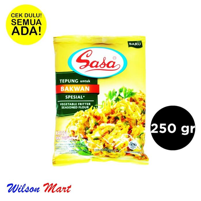 Gambar SASA TEPUNG BUMBU BAKWAN SPESIAL SPECIAL 250 GRAM dari Wilson Mart Kota Administrasi Jakarta Barat Tokopedia