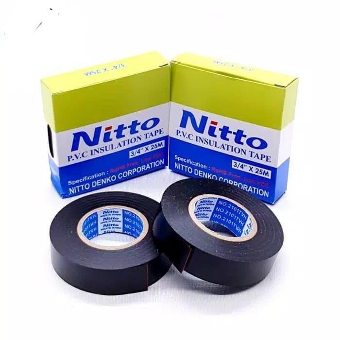 Gambar Isolasi Listrik NITTO ORIGINAL dari BestBright Store Kota Administrasi Jakarta Pusat Tokopedia