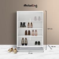 Gambar Mobeliving - Rak Sepatu kecil murah furniture dari Mobeliving Furniture Kab. Bogor 3 Tokopedia