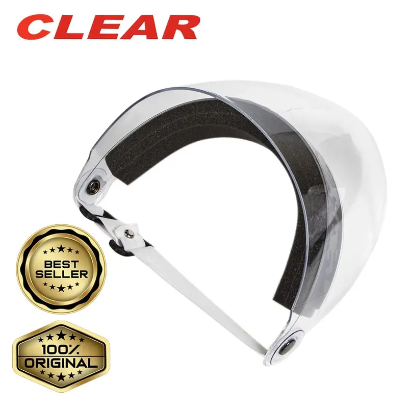 Apd Face Shield CLEAR / Pelindung Wajah Bisa Buka Tutup + Masker Scuba 3
