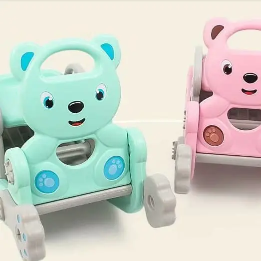 Jungkat Jungkit 2 in 1 Perusutan Kids Slider Rock Hors panda Original