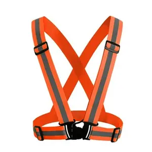 Reflective Vest Orange - Untuk bersepeda dan olahraga lari waktu gelap