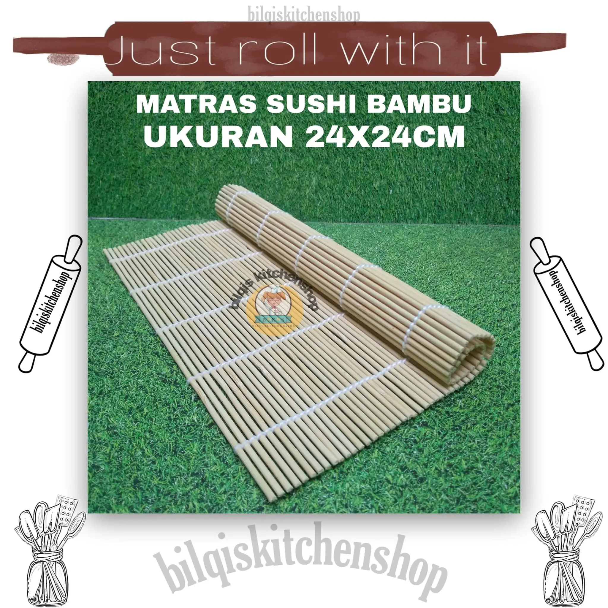 matras sushi 24x24cm