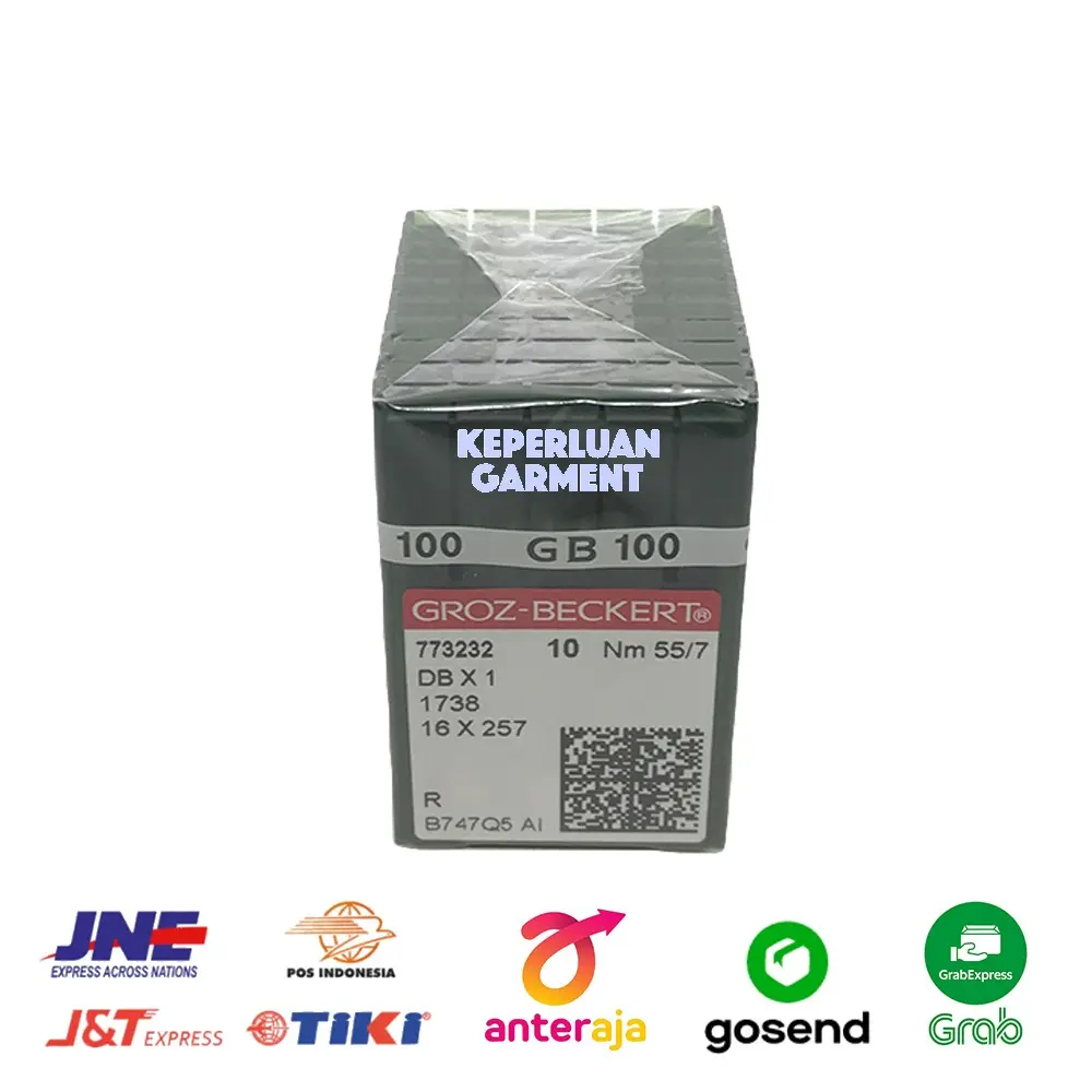 Groz Beckert Jarum Jahit Needles DBX1 untuk Mesin Jahit Industri