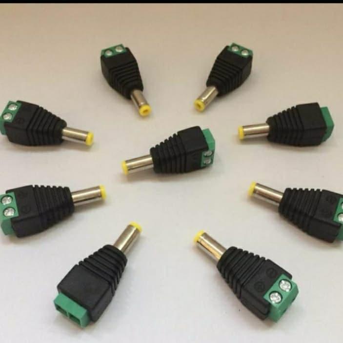 JACK DC male adaptor jack dc conector cctv 1