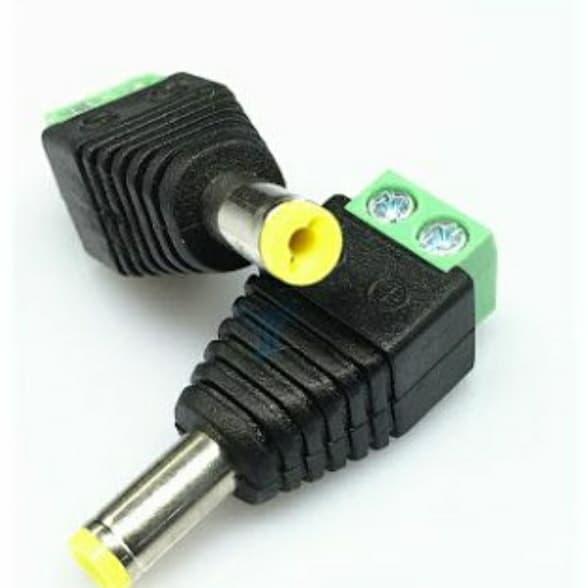 JACK DC male adaptor jack dc conector cctv 0