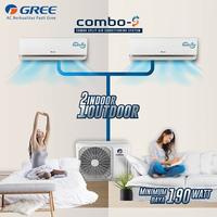 Gambar GREE AC COMBO S 1/2 PK + 3/4 PK 2 KONEKSI (GWC-0507CSS) INVERTER - Unit Only dari Selka ID Specialist AC Kota Administrasi Jakarta Barat 3 Tokopedia