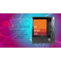 Gambar Casing CUBE GAMING BYRON - ATX - LEFT SIDE TEMPERED GLASS - PSU COVER - Putih dari Techno Computer Bali Kota Denpasar 3 Tokopedia