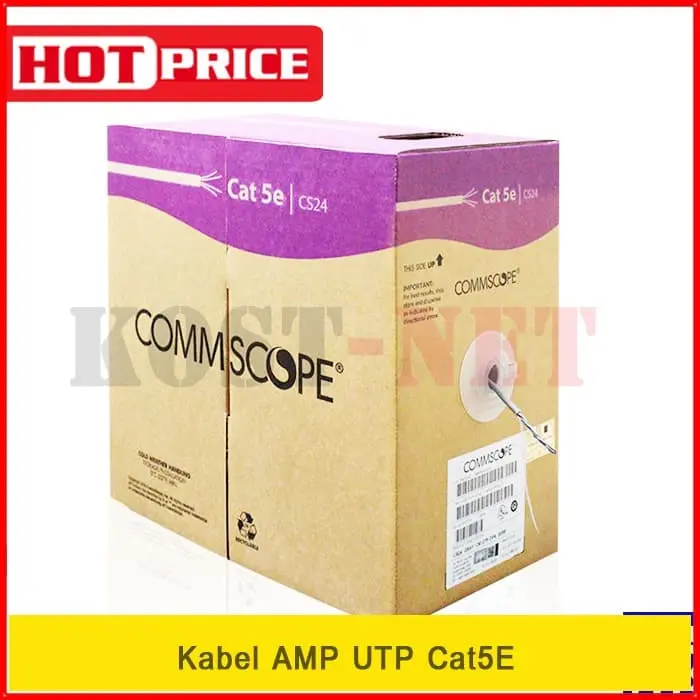 Kabel UTP AMP Cat5E (Meteran)