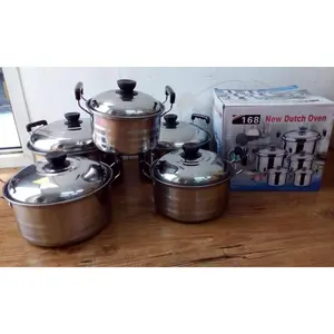 panci 5 set tutup stainless / panci set New Dutch Oven ( kode 168 )