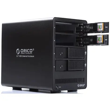 Case harddisk external Orico 3.5" 4 bay RAID Usb3.0 enclosure 9548RU3