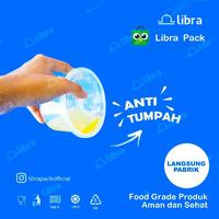 Gambar Thinwall Round Mangkok Datar Cup 300ml + Tutup Food Container Isi 500 Pcs dari Libra Pack Kota Tangerang 3 Tokopedia
