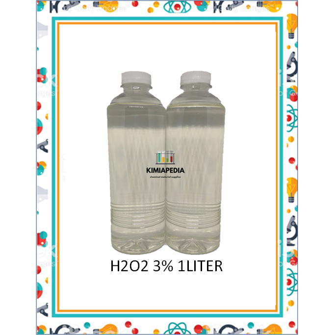 Jual H2O2 3% / Hydrogen Peroxide 3% 1Liter Bahan Disinfektan ...