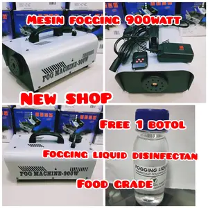 Fog Machine Mesin Fogging 900Watt Free 1 Btl liquid food grade