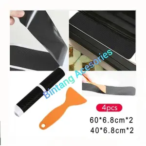 Sillplate Samping Mobil MAZDA 2 STICKER CARBON UNIVERSAL