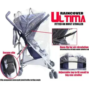 ultima rain cover penutup dan pelindung stroller dari hujan anti air