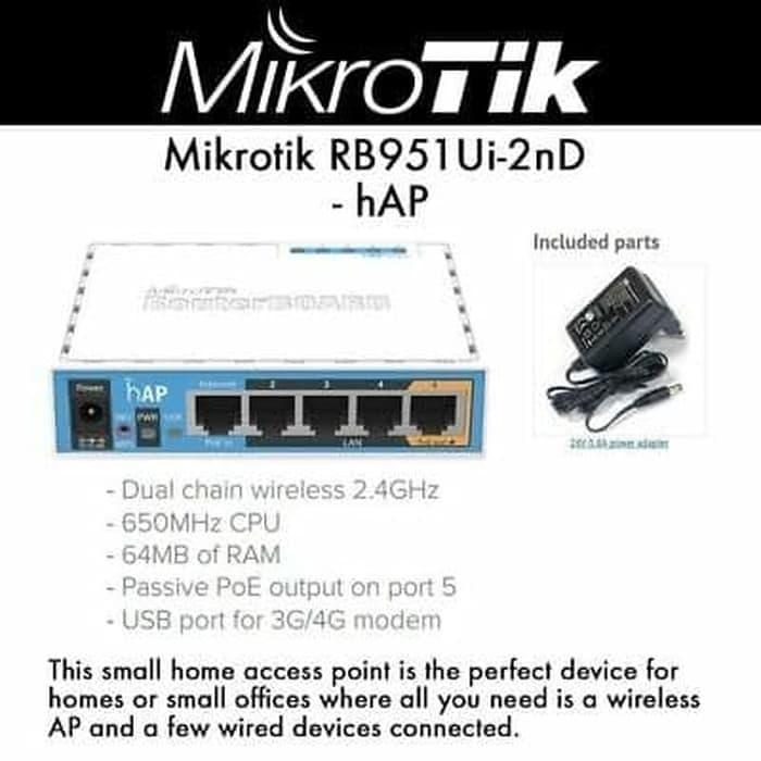 Promo MIKROTIK RB951UI-2ND WIRELESS ROUTER RB951 Cicil 0% 3x - Jakarta ...