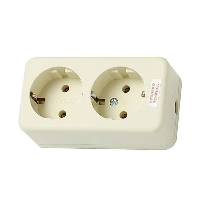 UTICON STOP KONTAK ARDE 2 LUBANG ST-128 2P ST128 LOBANG ORIGINAL 0