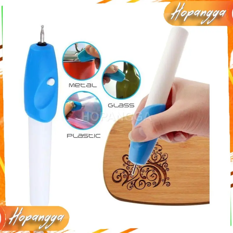 Alat Pengukir Kayu, Kaca, Batu, Keramik Hias Serbaguna / EZ Engraver 4