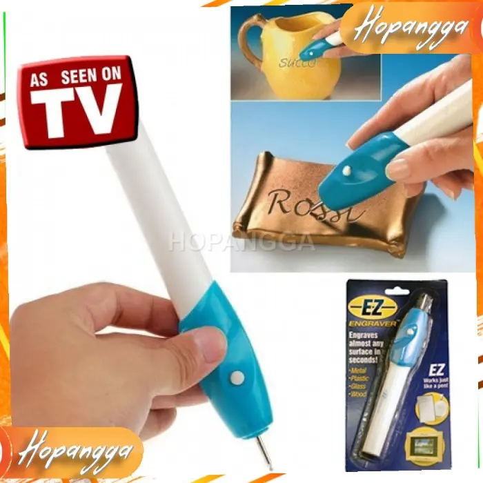 Alat Pengukir Kayu, Kaca, Batu, Keramik Hias Serbaguna / EZ Engraver 0