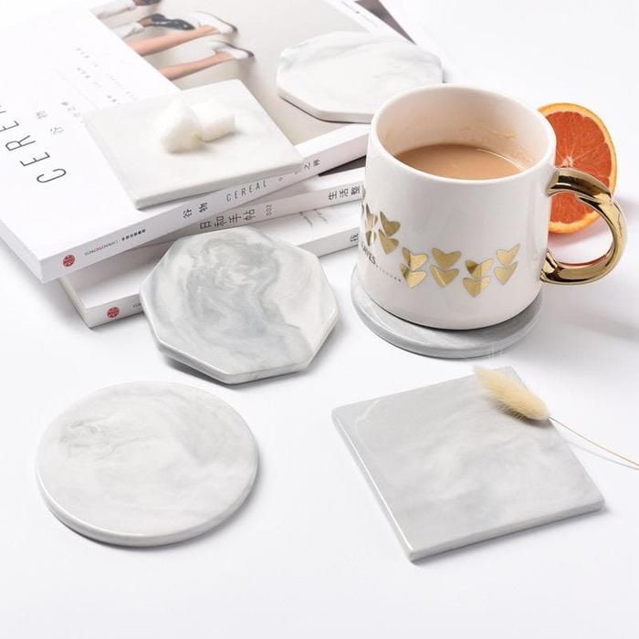 Gambar Alas Gelas Chic Marble - Banyak Motif dari Dt.Shop Medan Kota Medan Tokopedia