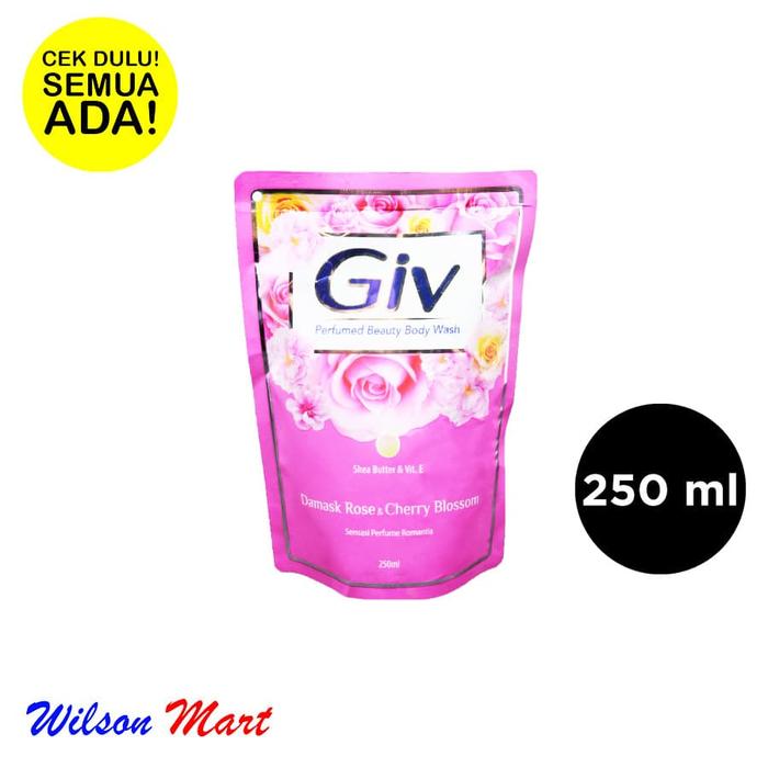 Gambar GIV PERFUMED BEAUTY BODY WASH DAMASK ROSE CHERRY BLOSSOM 250 ML REFILL dari Wilson Mart Kota Administrasi Jakarta Barat Tokopedia