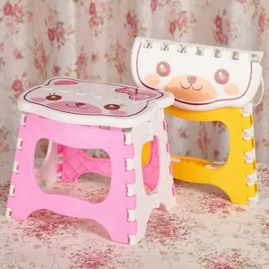 Kursi Anak Kecil Lipat Karakter Animasi Bangku Belajar Portable Tekuk