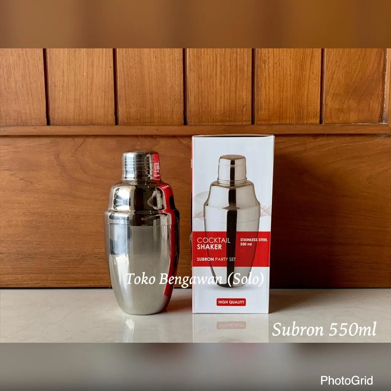 Shaker Cocktail Subron Stainless Steel ukuran 550ml