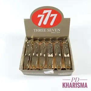 GUNTING KUKU 777 KOREA CUTICLE TRIMMER MIRING GOLD / EMAS