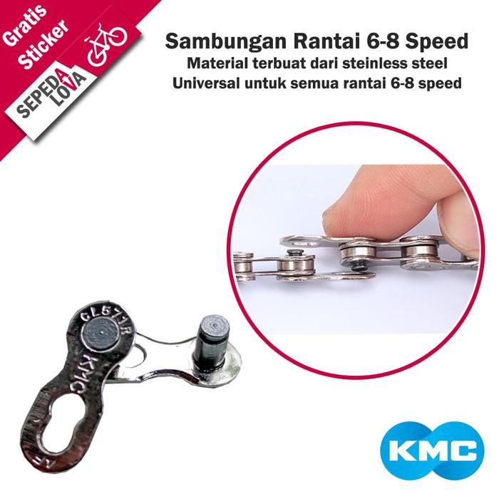 Gambar Sambungan Rantai Sepeda Chain Join Rante Universal 6 7 8 Speed dari Sepedalova Kota Serang Tokopedia